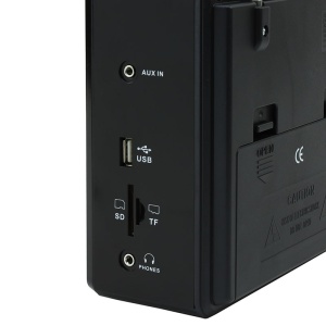 Radio portabil MP3, USB, SD, 3 frecvente AM/FM/SW, acumulator, Waxiba - Img 6
