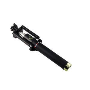 Selfie Stick, KlaussTech, Conectare prin Jack de 3.5 mm, Extensibil, Universal, Negru