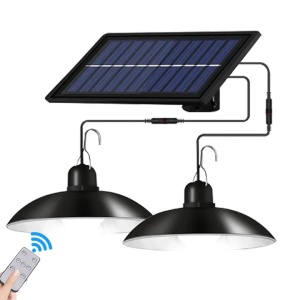 Set 2 lampi cu incarcare solara, telecomanda, panou solar cu tarus de fixare in pamant/prindere in perete, lumina alb rece XF-707-2 K KATHODE - Img 6