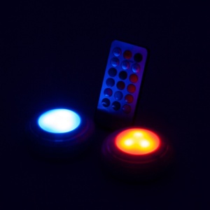 Set 2 lampi LED cu telecomanda si 12 culori de lumina - Img 4