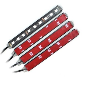 Set 4 benzi LED-RGB, lumina ambientala, 9 SMD, Soundwave, Urban Trends ® - Img 3