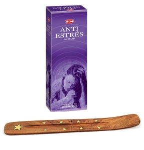 Set betisoare parfumate Hem ANTI STRESS 1 set x 6 cutii x 20 betisoare + suport lemn