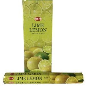 Set betisoare parfumate HEM, LIME LEMON, 1 set x 6 cutii x 20 betisoare - Img 2