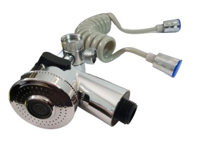 Set complet pentru dus, K KATHODE, para dus + furtun extensibil pana la 2 m, accesorii montaj - Img 3