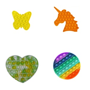 Set x 4 jucarii antistres din silicon POP IT - K KATHODE