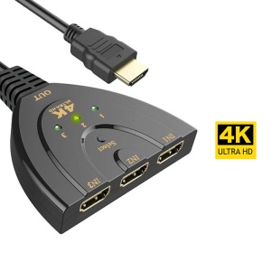 Splitter HDMI, 4K, 3 intrari, 1 iesire cu cablu 50cm - Img 2