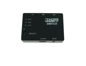 Switch HDMI FHD 1080p, cu 3 porturi de intrare si 1 port de iesire, cu telecomanda, negru - Img 4