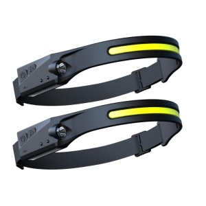 2 x Lanterna frontala cu acumulator intern pentru pescuit, camping si drumetii, lanterna cap cu acumulator 1200mah- Fishingbox - Img 6