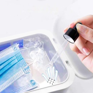 Aparat de dezinfectare si sterilizare cu lumina UVC si aromaterapie cu incarcare USB si portabil, pentru telefoane, chei si alte obiecte mici - Img 7