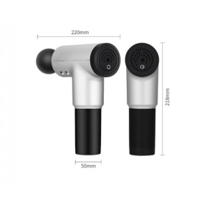 Aparat de masaj Menton Fascial Gun, 5 capete de masaj cu vibromasaj si 6 trepte de viteza - Img 2