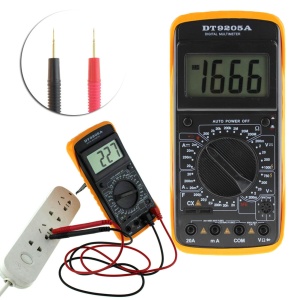 Aparat de Masura Digital DT9205A Multimetru Ampermetru Voltmetru - Img 3