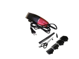 Aparat profesional de tuns Gemei GM 807, Alb/Rosu, 9 piese - Img 2