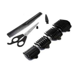 Aparat profesional de tuns Gemei GM 807, Negru/Rosu, masina de tuns pentru barbati - Img 4