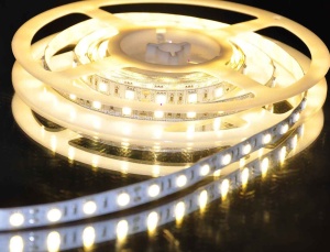Banda LED IP20, 5 m, Alb cald - Img 2