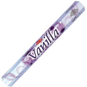 Betisoare parfumate Vanilie gama HEM profesional Vanilla, pentru eliminarea energiei negative, 20 buc