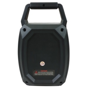 Boxa portabila KTS 5W, Bluetooth, AUX-in, Cititor USB, Radio FM, MicroSD, Lumini LED, Negru - Img 3