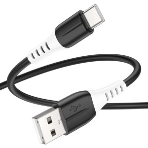 Cablu incarcare pentru telefon din silicon, usb - usb tip c, incarcare rapida, fast charge, transfer date, lungime 1m, 3A, x82, K KATHODE - Img 2