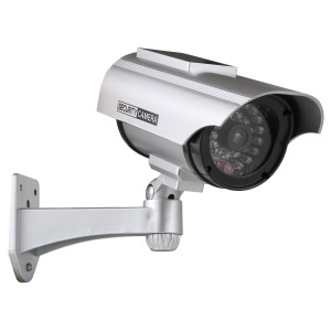 Camera de supraveghere falsa cu incarcare solara si LED rosu, Waterproof, KATHODE - Img 3