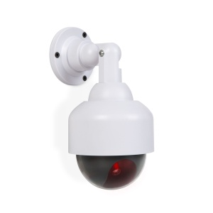 Camera falsa de supraveghere, Delight, 2 x AA, LED, 360 °, Alb