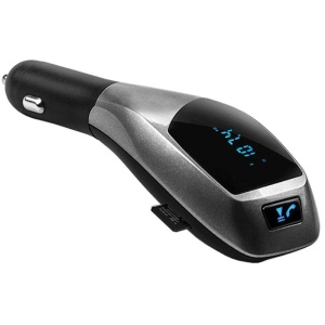 Car Kit Auto - Functie de Modulator FM, Bluetooth, Compatibil cu Orice Sistem de Operare, Handsfree, X5 - Img 2