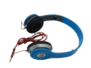 Casti audio pliabile,MEGA BASS,Microfon Incorporat, Albastru