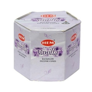 Conuri parfumate, HEM, Vanilla, 40 conuri - Img 2