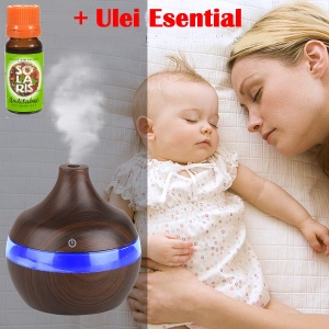 Difuzor Arome 300 ml Umidificator Difuzor +Ulei Esential Lemm Inchis - Img 7