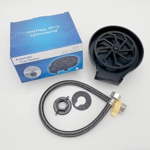 Dispozitiv Pentru Clatire Pahare/Sticle, Salestore.ro®, Spalare Rapida, Fixare Usoara Pe Chiuveta, Material Rezistent, Negru - Img 8