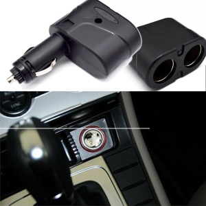 Distribuitor priza bricheta, 2 prize auto cu led KATHODE - Img 3