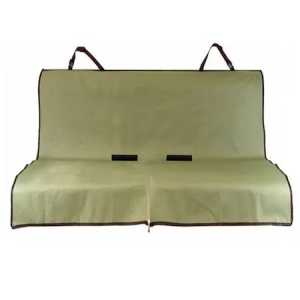 Husa auto pentru protectie si transport animale, caini si pisici, pentru bancheta autoturismului, impermeabila, antialunecare, bej, 140 x 140 cm
