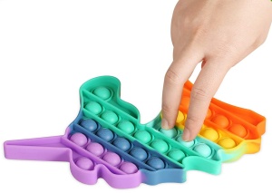 Jucarie senzoriala antistres, Pop It Now, unicorn multicolor - Img 2
