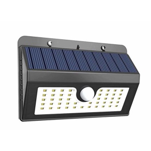 Lampa de perete cu panou solar si senzor de miscare, 45 LED-uri
