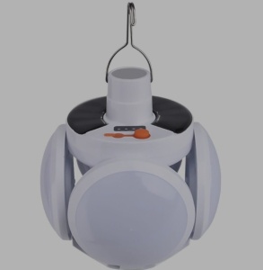 Lampa Solara 30 LED-uri - Pliabila, Prindere cu Carlig, 5 Moduri de Luminare, IP65, 20 W, Alb - Img 2