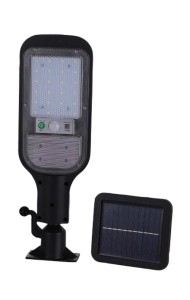 Lampa stradala cu incarcare solara, senzor de miscare si lumina, 3 moduri de functionare, stare de veghe, 24LED SMD, JX-516 K KATHODE