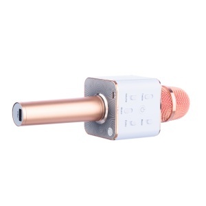 Microfon Soundvox™ Q7, Karaoke, Wireless, Bluetooth, Difuzor inclus, Roz - Img 3