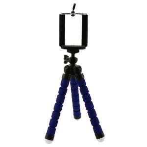 Mini trepied flexibil, reglabil 4 - 6 inch, albastru, pentru telefonul mobil - Img 4