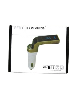 Modulator FM Handsfree Bluetooth Reflection Vision™, USB, card SD Gold - Img 5