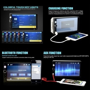 Radio Mp5 player auto 7010B 2din player auto universal Rama, Camera Marsarier, Bluetooth, Navigatie MirrorLink - Img 4