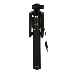 Selfie Stick, KlaussTech, Conectare prin Jack de 3.5 mm, Extensibil, Universal, Negru - Img 3