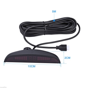 Senzori parcare cu display LED SW888, Negru - Img 2