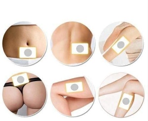 Set 10 x plasturi pentru slabit, Slim Patch, alb, 7 cm x 6 cm - Img 5