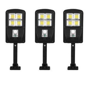 Set 3 x lampa cu incarcare solara, 48 x LED, 3 moduri de functionare, buton ON/OFF CL180-4 K KATHODE
