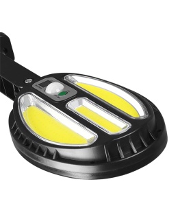 Set 3 x lampa stradala cu incarcare solara, 96 x LED COB, senzor de miscare/amurg/stare de veghe, buton ON/OFF, telecomanda HB-8188A K KATHODE - Img 5