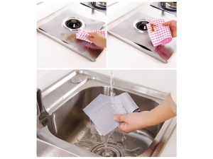 Set 4 Folii de Protectie din Teflon - pentru Plita si Aragaz , Reutilizabile, Gri, 28 x 28 cm - Img 4
