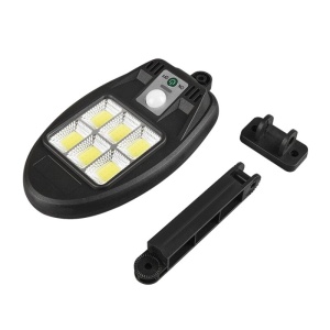 SET 4 lampi cu incarcare solara, 48 x LED COB, senzor de miscare, lumina, amurg KATHODE - Img 9