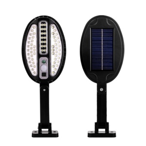 Set 4 x lampa cu incarcare solara, 66 x LED SMD, 3 moduri de functionare, buton ON/OFF, telecomanda inclusa HB-8188B K KATHODE - Img 6