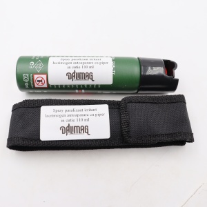 Set 5 bucati spray autoaparare lacrimogen, paralizant, iritant cu piper Nato super paralisant 110 ml cutie - Img 7