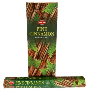 Set betisoare parfumate HEM, PINE CINNAMON, 1 set x 6 cutii x 20 betisoare - Img 2