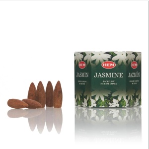 Set Conuri parfumate Backflow - 40 Buc - Jasmine