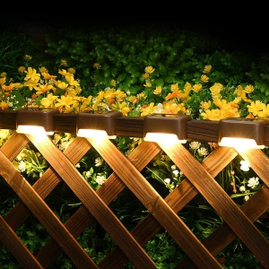 Set lampi solare pentru trepte, BOMSTOM, Senzor de Lumina, ABS, 5 W, Rezistent la apa IP65, 7.8x4.5x4.2 cm - Img 3
